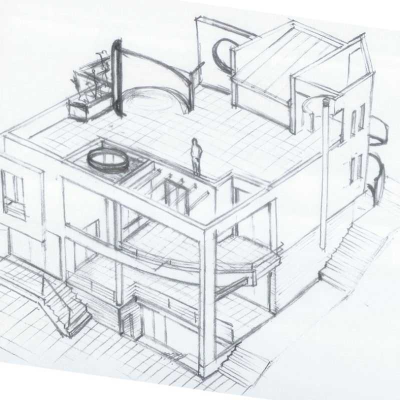 Villa-Casa Aislada - Perspectivas Croquis 115 5