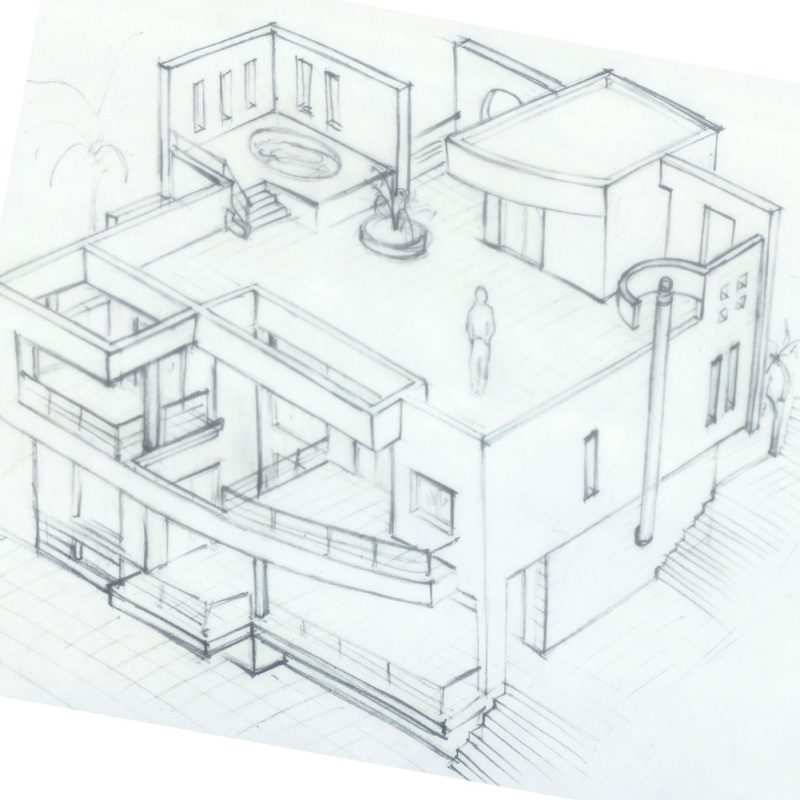 Villa-Casa Aislada - Perspectivas Croquis 115 7